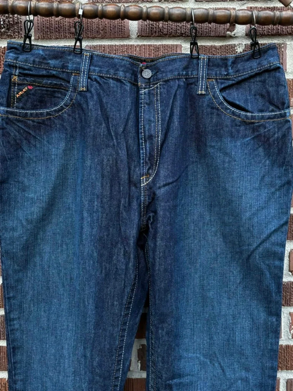 Ariat FR M4 Low Rise Boot Men's Denim Jeans Size 42W 32L Cat 2 2112 RN105037